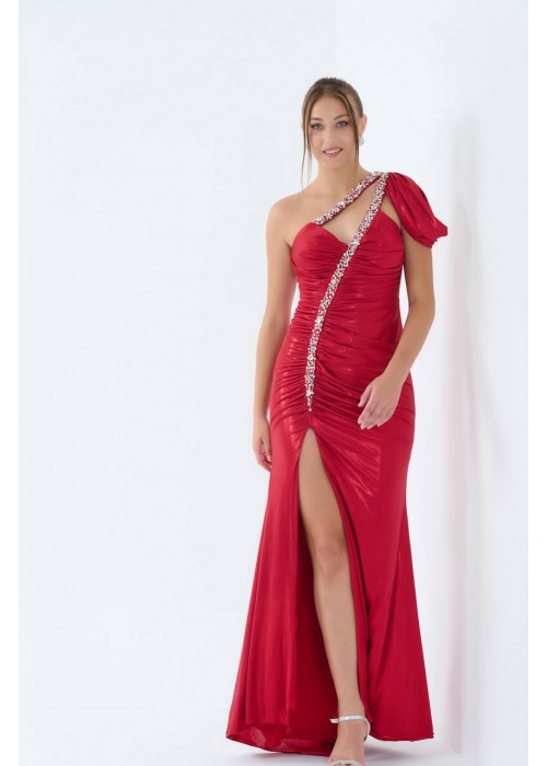 142354 RED COCKTAİL DRESS