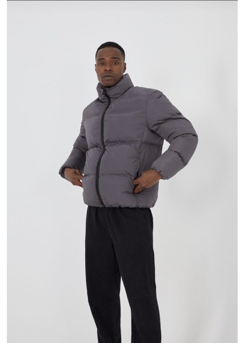 146655 GREY MEN'S COAT Bomber jacket