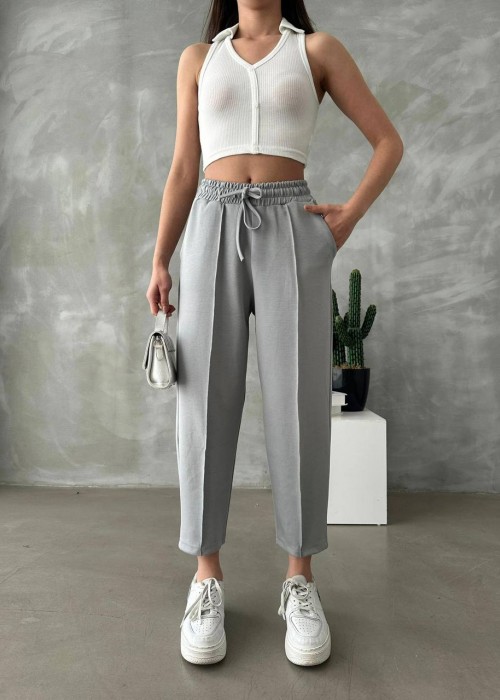166376 GREY TROUSERS