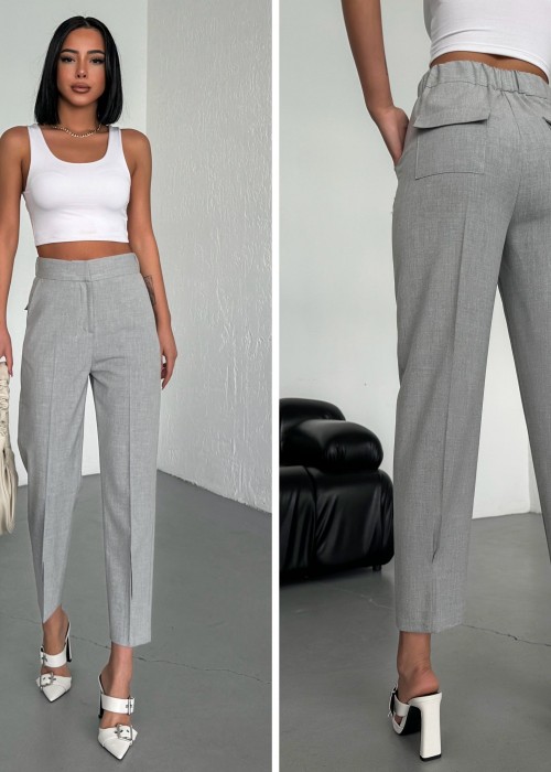 167994 GREY TROUSERS Polyviscon