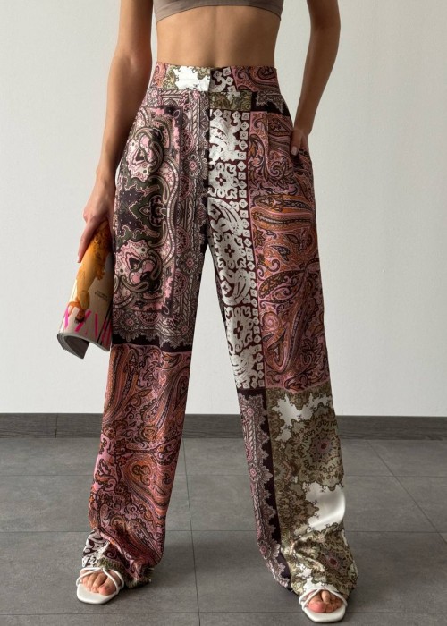 168501 PATTERNED TROUSERS