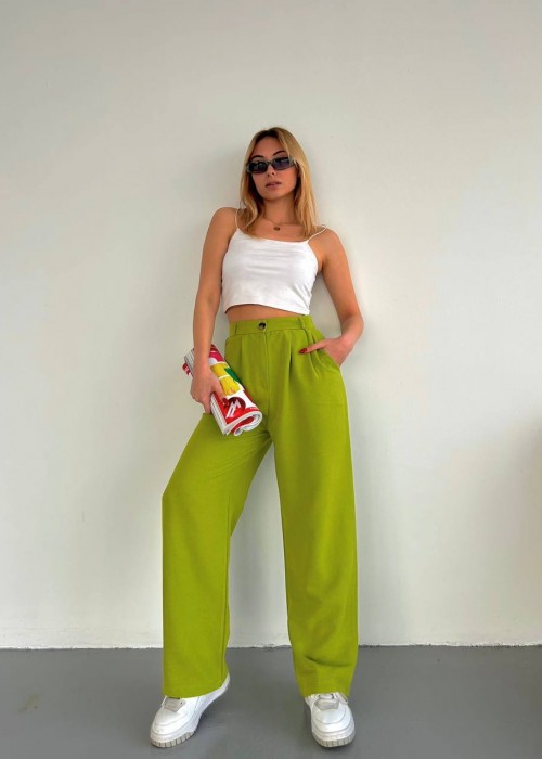 168512 GREEN TROUSERS