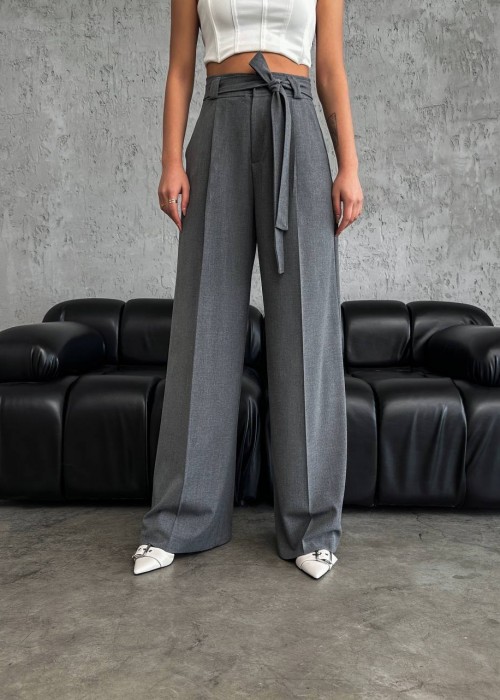 168778 GREY TROUSERS Polyviscon