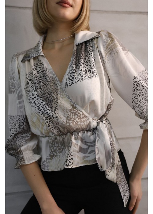 168923 PATTERNED BLOUSE