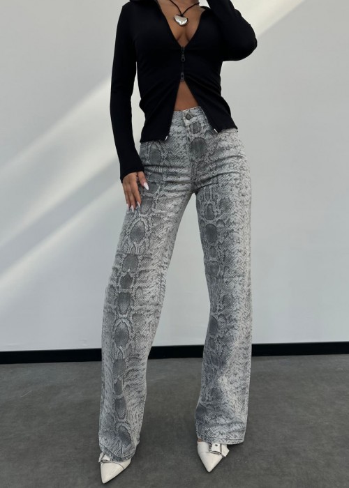 172758 PATTERNED JEANS