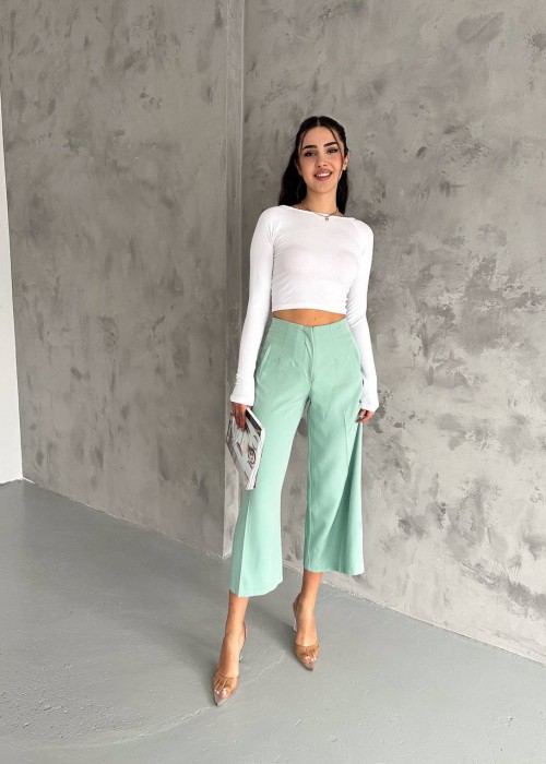 173292 WATER GREEN TROUSERS