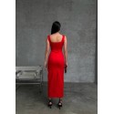 175605 RED COCKTAİL DRESS