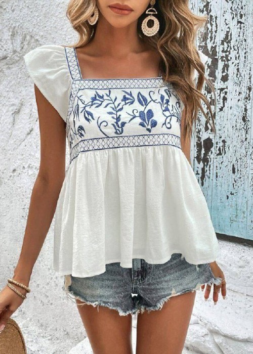 175735 WEISS BLUSE