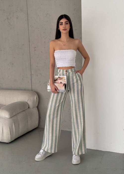 176403 PATTERNED TROUSERS