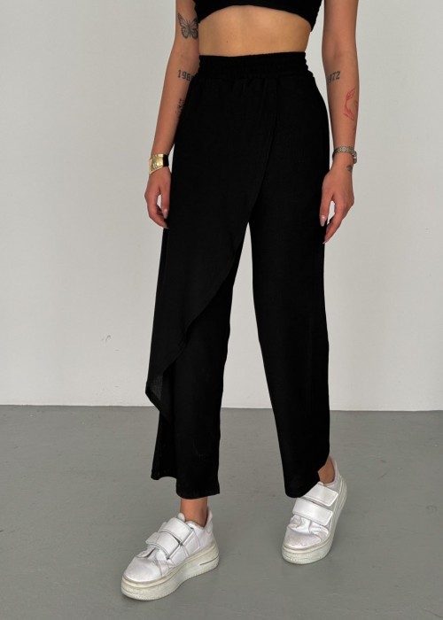 176601 BLACK TROUSERS KNITTED LYCRA
