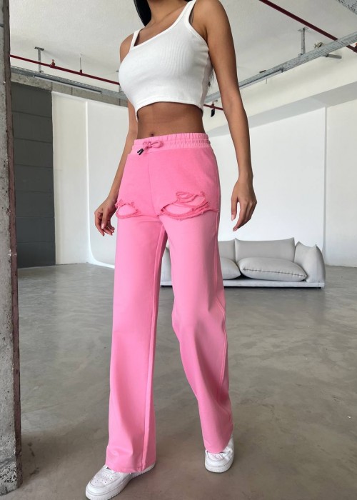 177387 PINK TROUSERS Wash