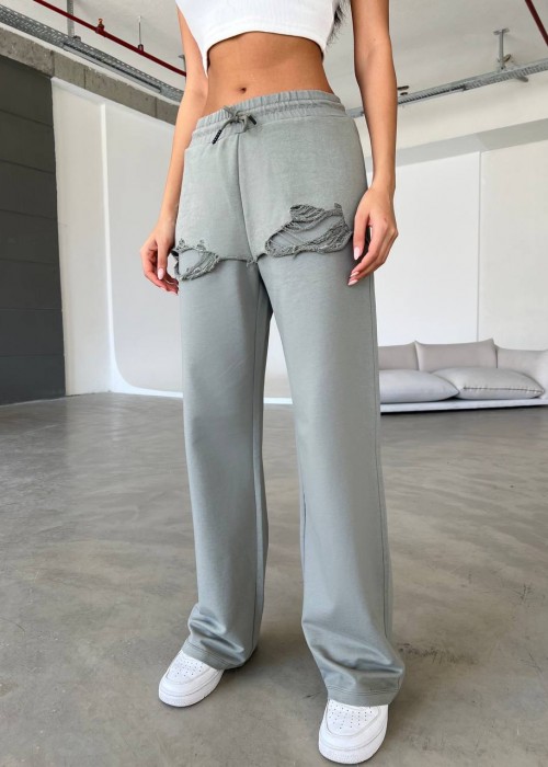 177388 GREY TROUSERS Wash