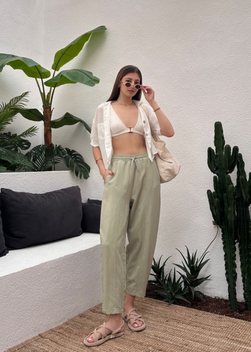 180643 WATER GREEN TROUSERS