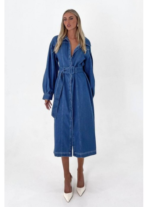 189499 BLAU KLEID Denim