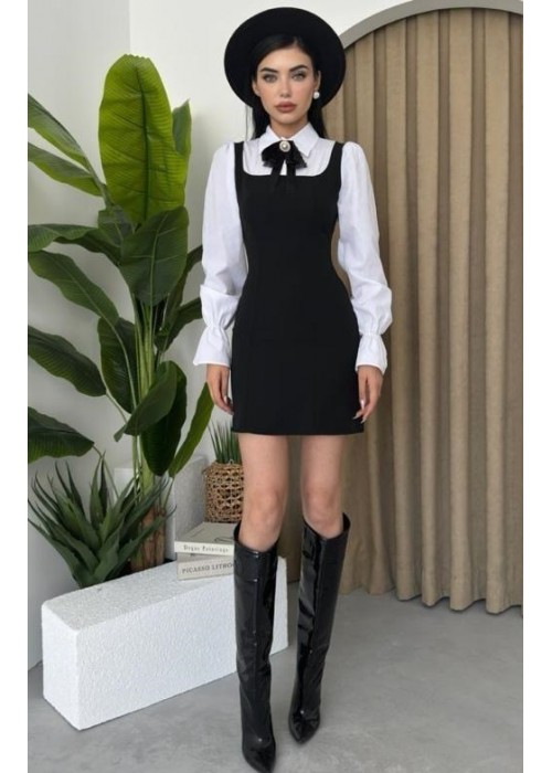 190366 SCHWARZ KLEID