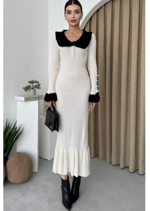190369 ecru KLEID