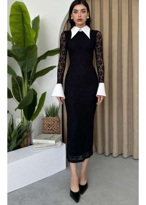 190373 SCHWARZ KLEID