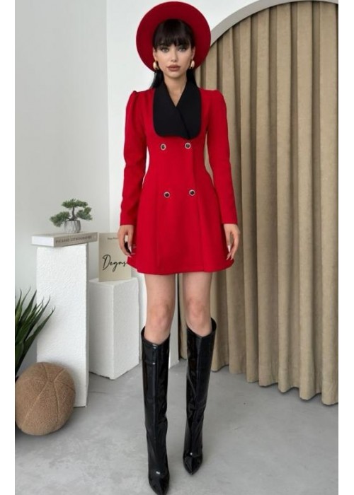 190375 ROT KLEID