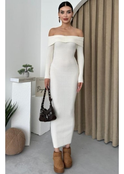 190381 ecru KLEID