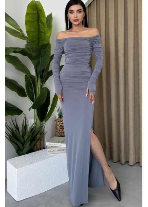 190384 GRAU KLEID