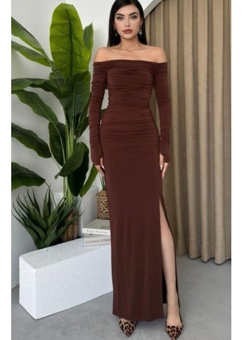 190385 KAFFEE KLEID