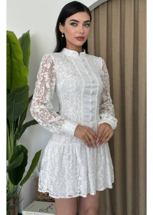 190387 ecru KLEID