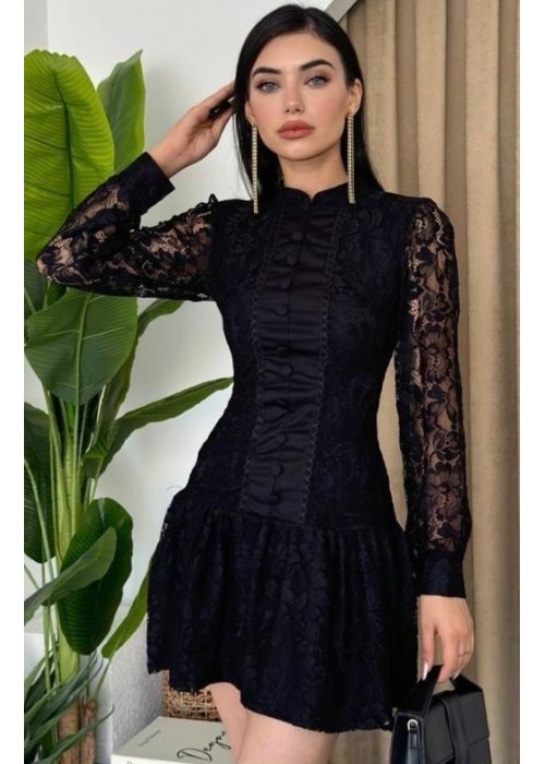 190388 SCHWARZ KLEID