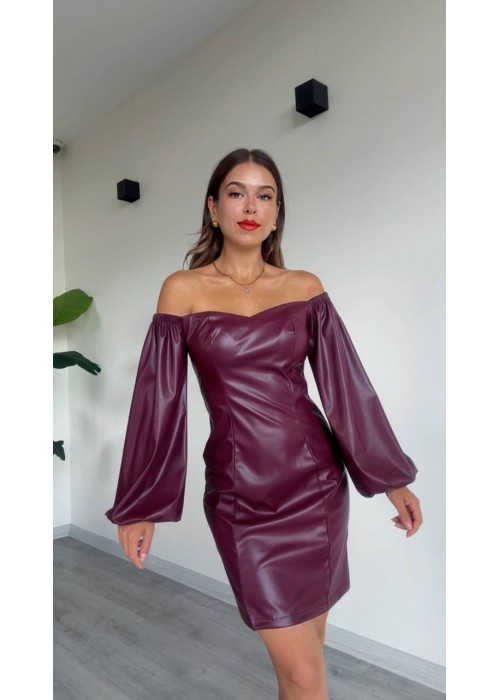 190445 BORDO KLEID HAUT
