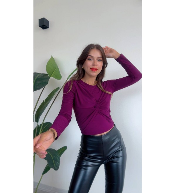 190461 RENKLİ BLUZ RENKLİ