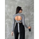 190756 GREY SWEATER KNITWEAR