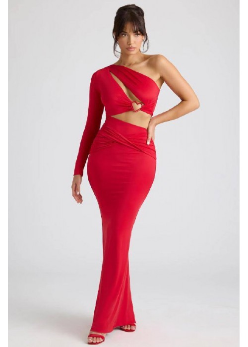 190987 ROT KLEID Futterkleid.