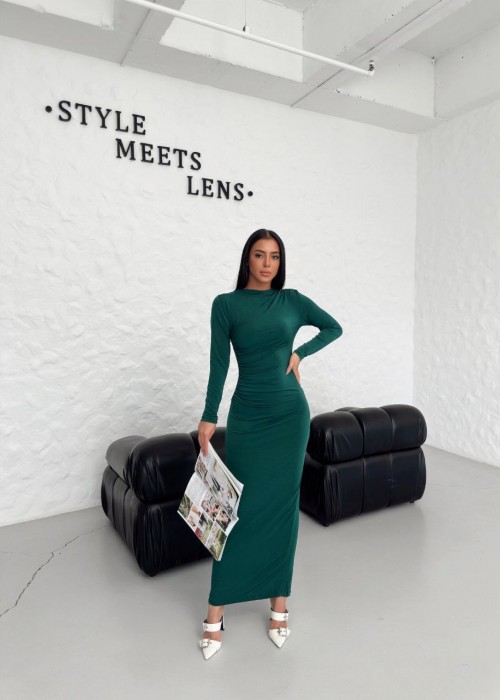 191611 GRÜN KLEID