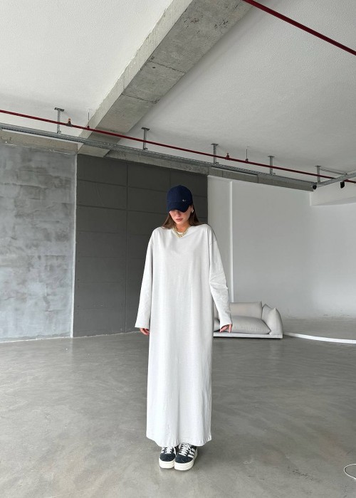 191697 ecru KLEID