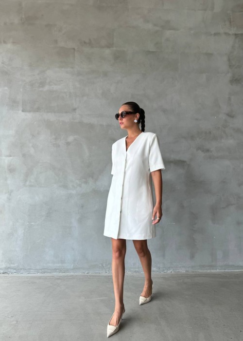 191702 ecru KLEID