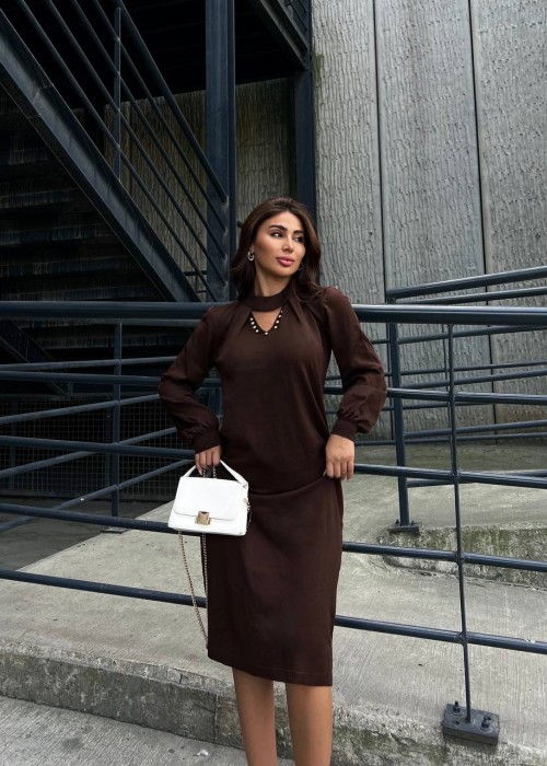 192013 KAFFEE KLEID