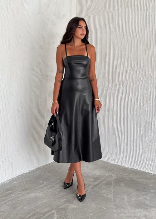 192173 SCHWARZ KLEID HAUT