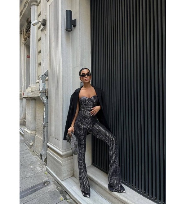 193242 BLACK OVERALLS BLACK