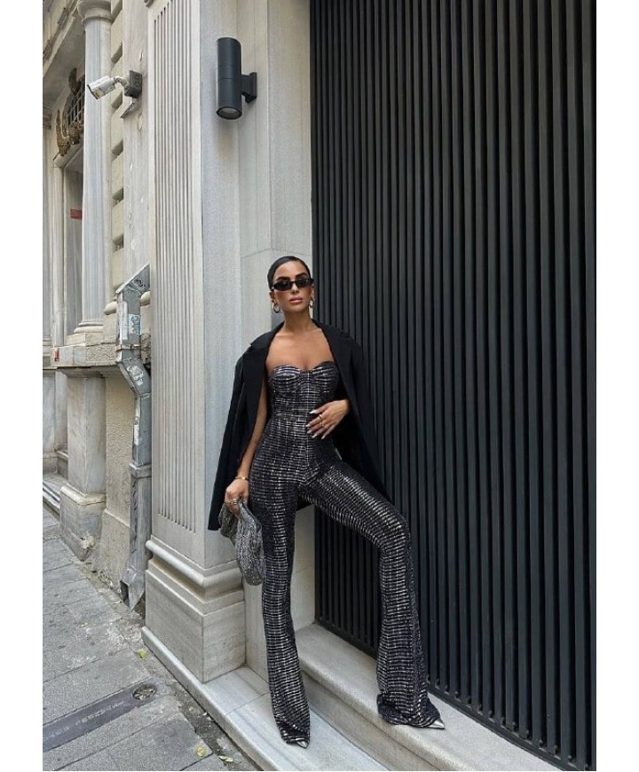 193242 BLACK OVERALLS