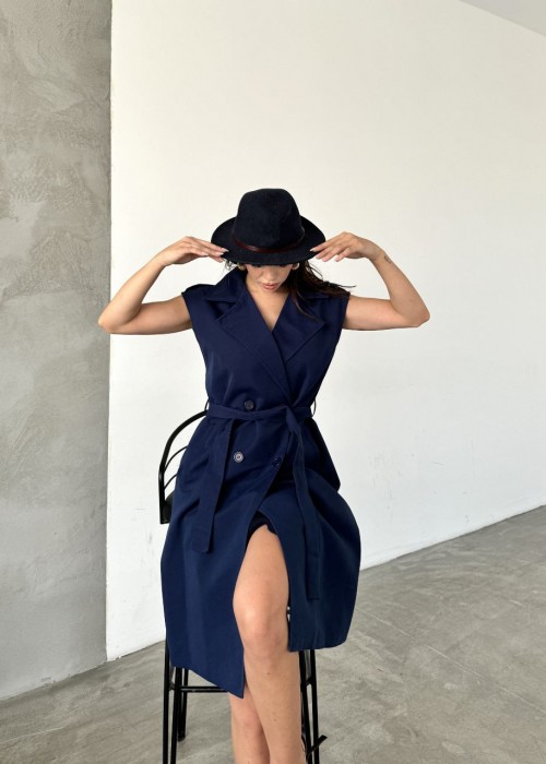193511 NAVY BLAU KLEID