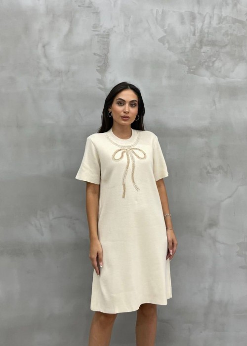193668 ecru KLEID