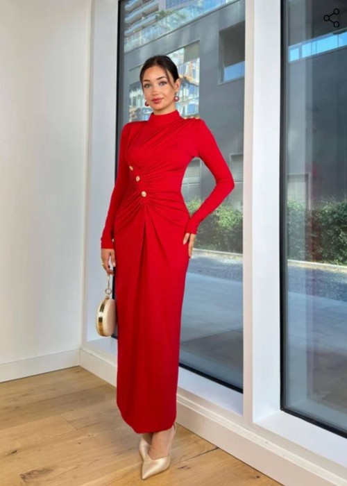 193692 ROT KLEID