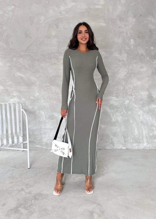 193894 GRAU KLEID