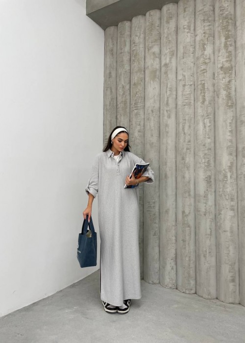 194079 GRAU KLEID