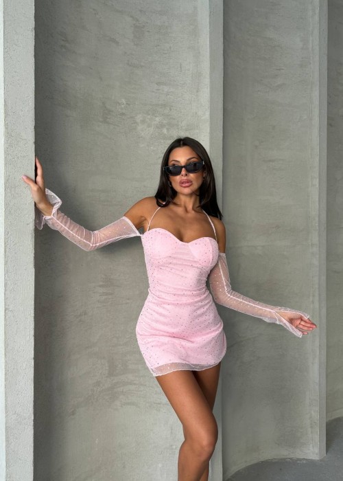 194918 ROSA KLEID LYCRA