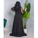 194994 SCHWARZ COCKRAİLKLEİD