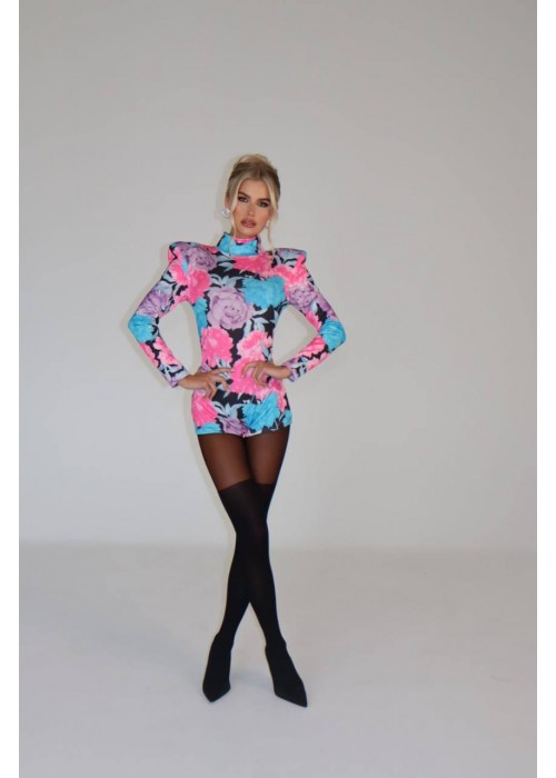 195254 GEMUSTERT KLEID