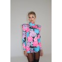 195254 GEMUSTERT KLEID