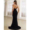 195449 BLACK COCKTAİL DRESS