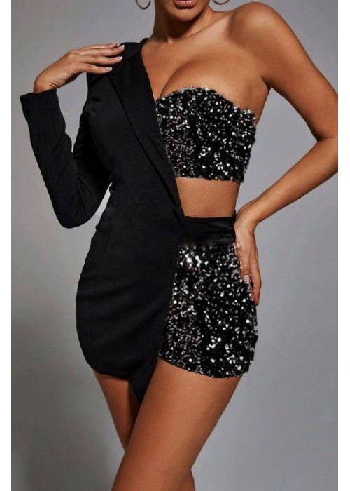 195557 SCHWARZ KLEID