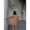 195565 CAMEL COAT STAMP FABRIC